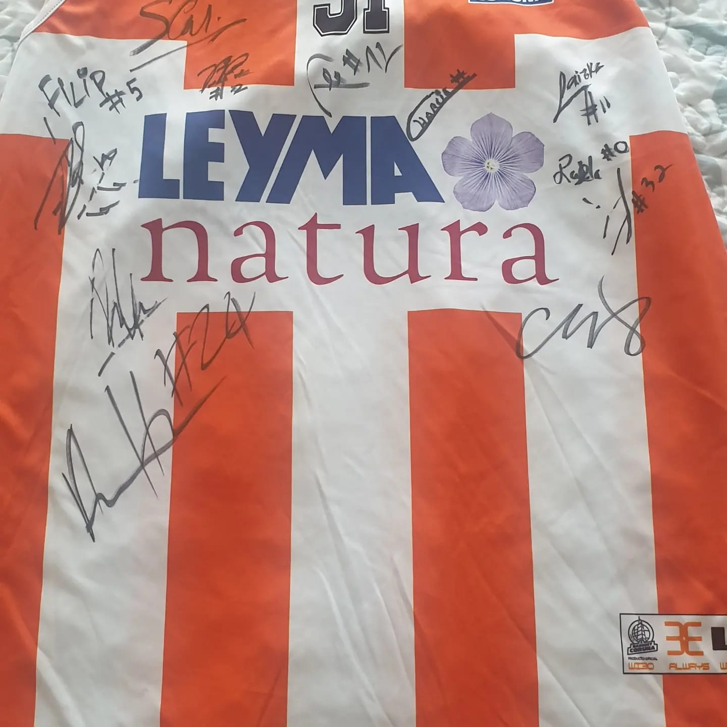 Camiseta del Leyma Basquet Coruña