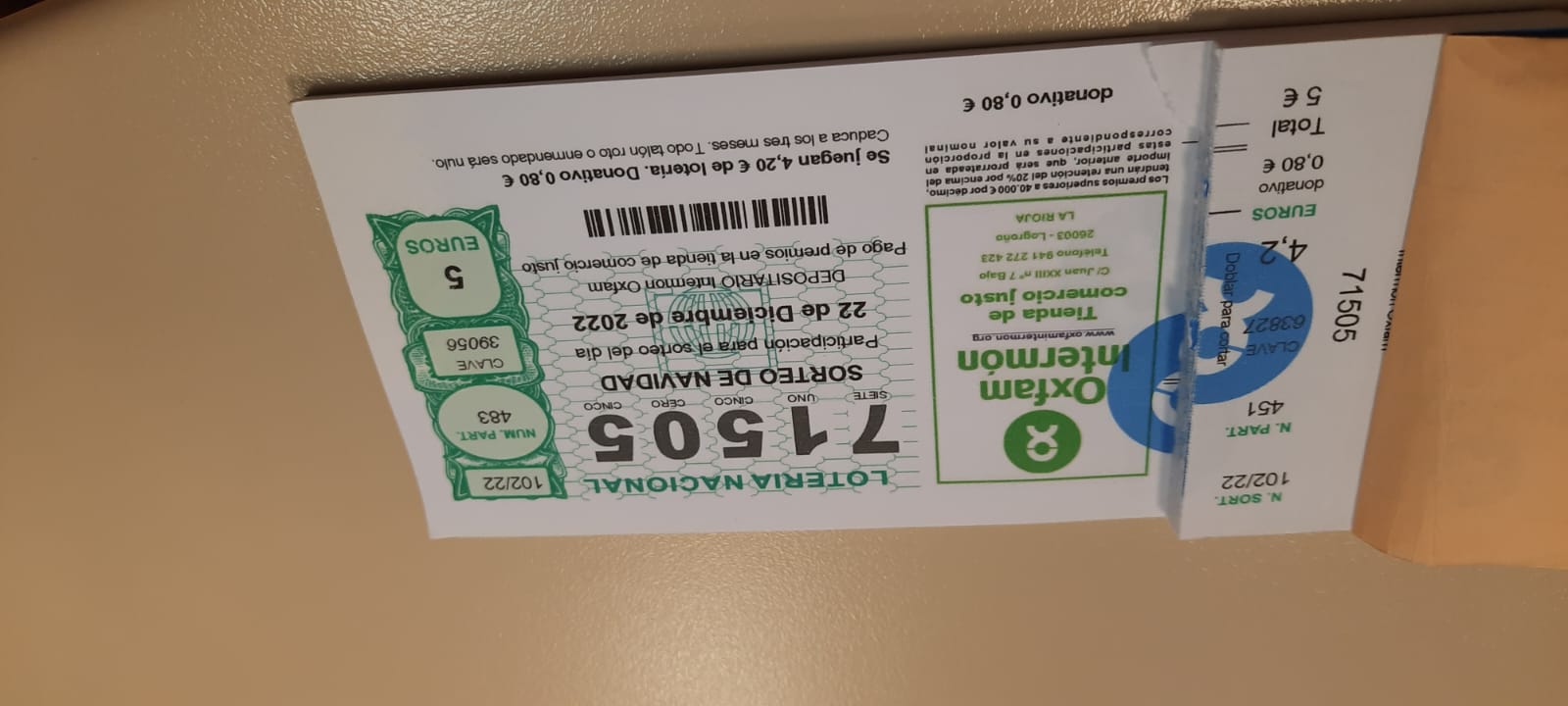 LOTERIA DE NAVIDAD. COLABORA