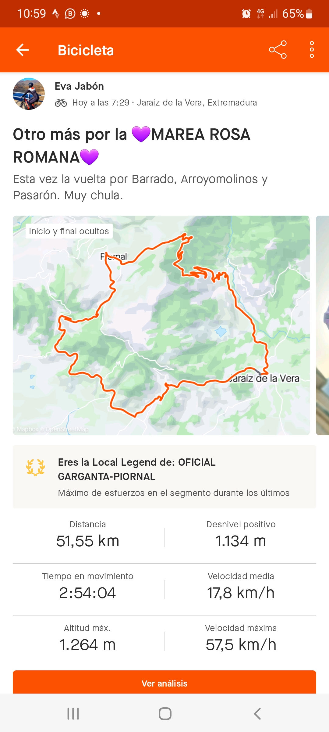 Piornal día sí, y día también