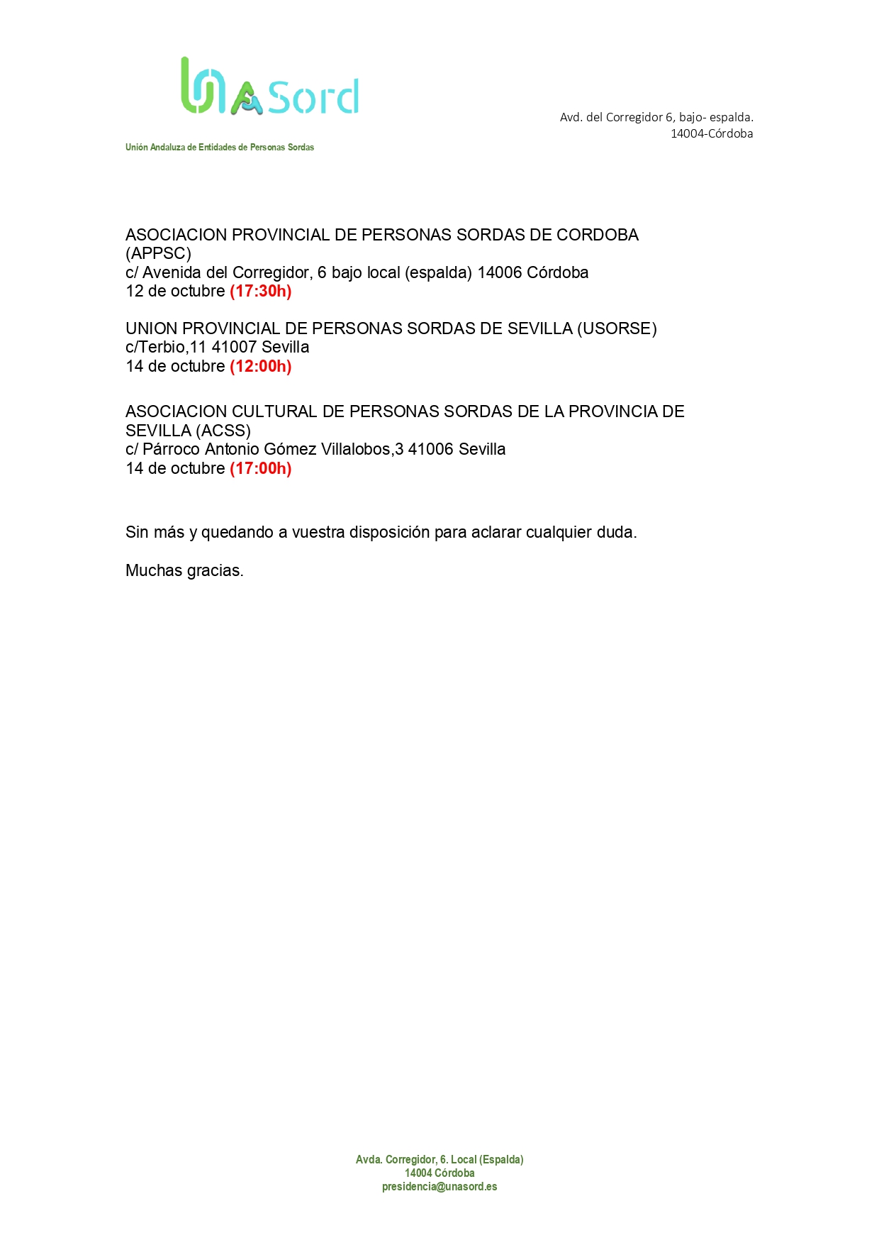 CHARLAS EN ANDALUCIA POR JOSE LUIS GARCIA