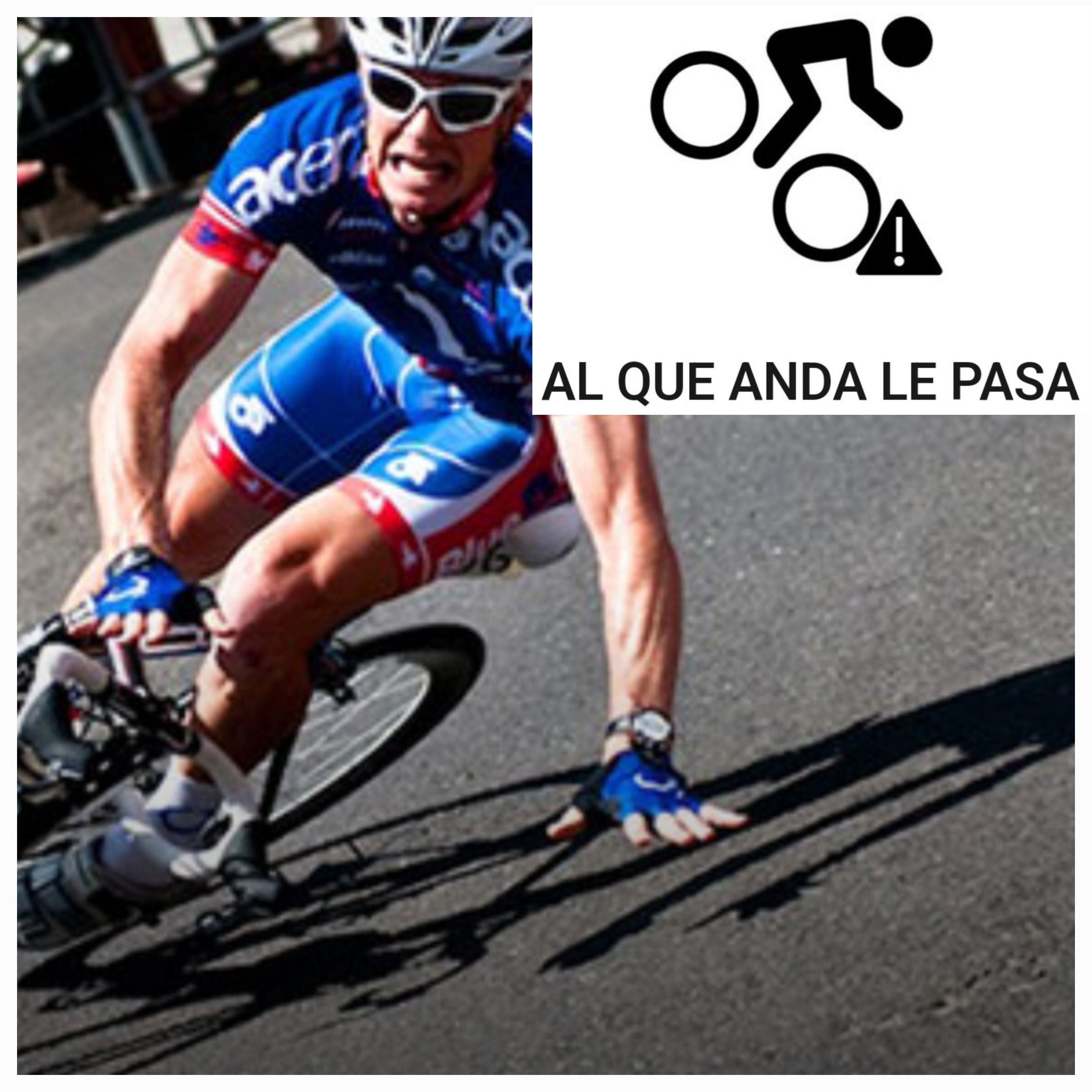 CAERSE DE LA BICICLETA