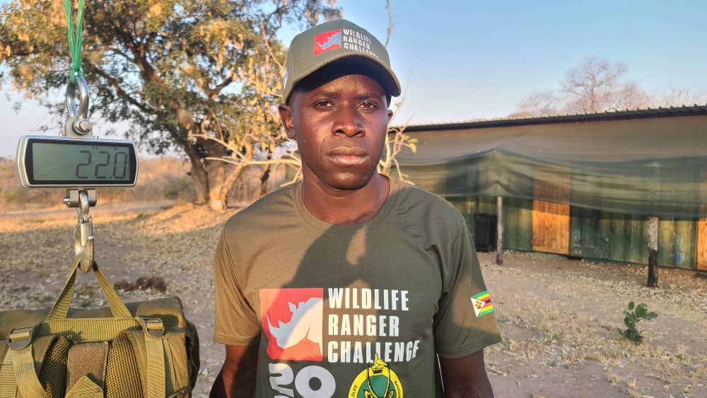 Backpack weigh-in for 22kg in preparation for the 21km marathon!