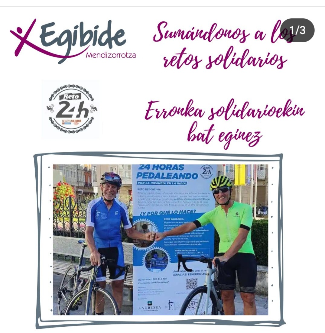 Comida solidaria con la escuela de hostelería de Egibide