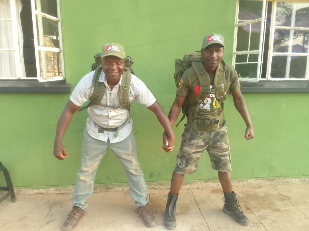 WRC 24 Team Dande-Mbire receive their backpacks!