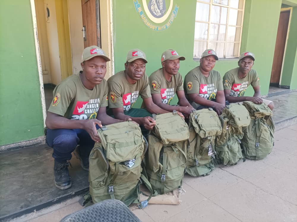 Backpacks and kit on display by TEAM DANDE MBIRE!