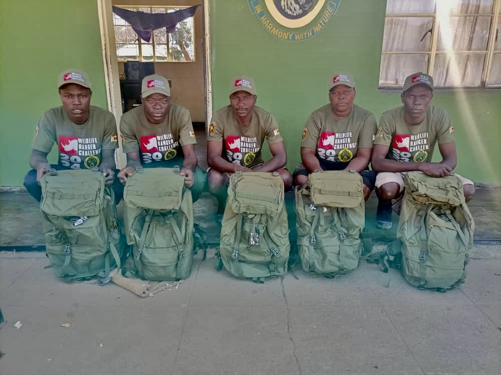 Backpacks and kit on display by TEAM DANDE MBIRE!