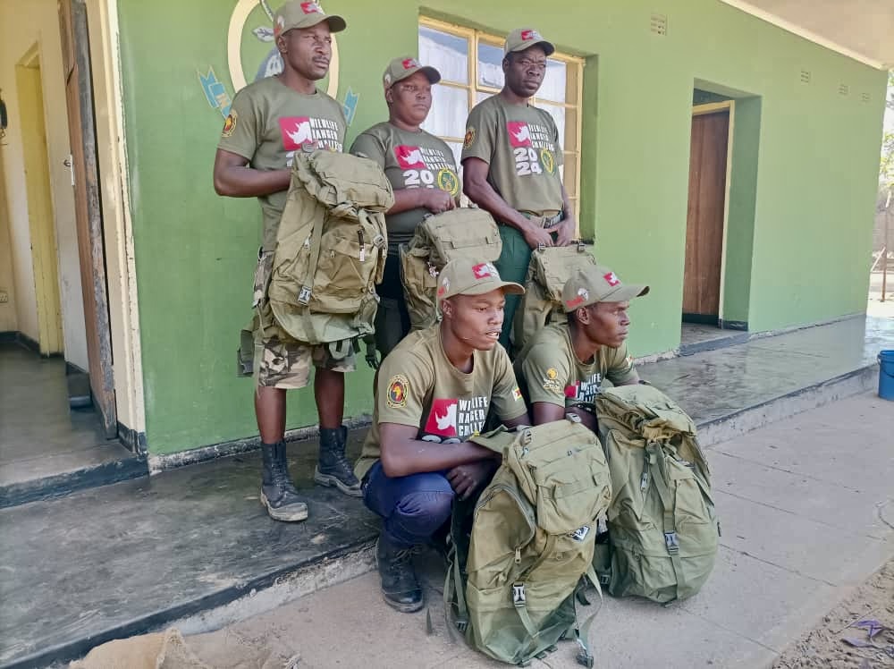 Backpacks and kit on display by TEAM DANDE MBIRE!