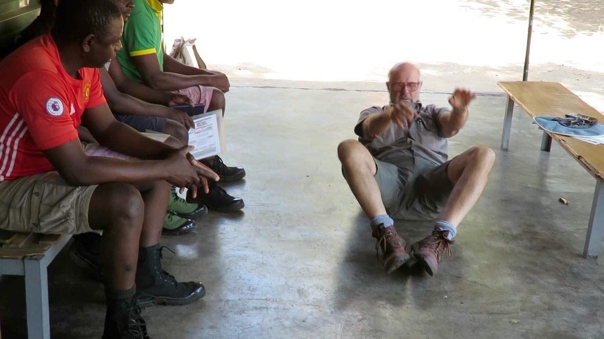 Team Mana Pools kit deliveries and training