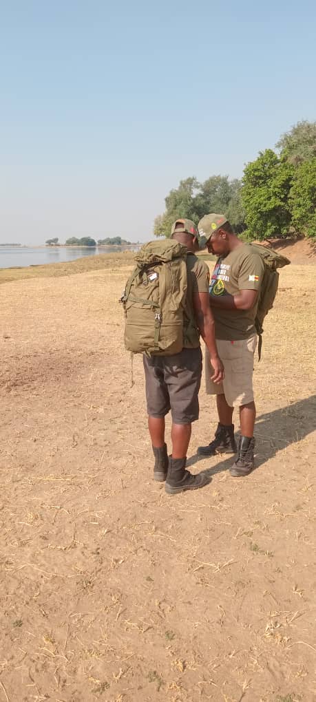 Team Mana Pools kit deliveries and training