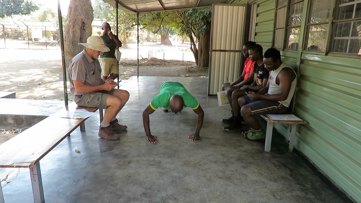 Team Mana Pools kit deliveries and training