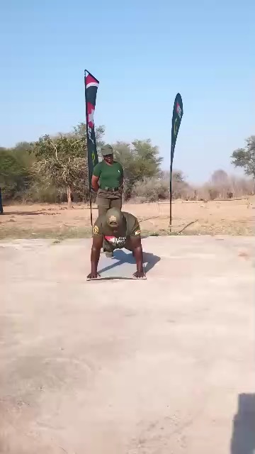 TEAM CHIRUNDU TASK FORCE HAS COMPLETED WILDLIFE RANGER CHALLENGE 2024 PUSHUP CHALLENGE