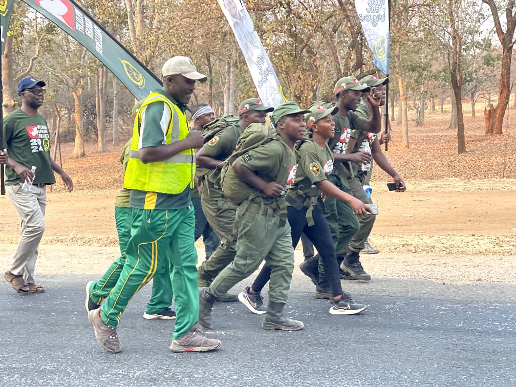 TEAM MID ZAMBEZI COMPLETED ITS 21KM CHALLENGE