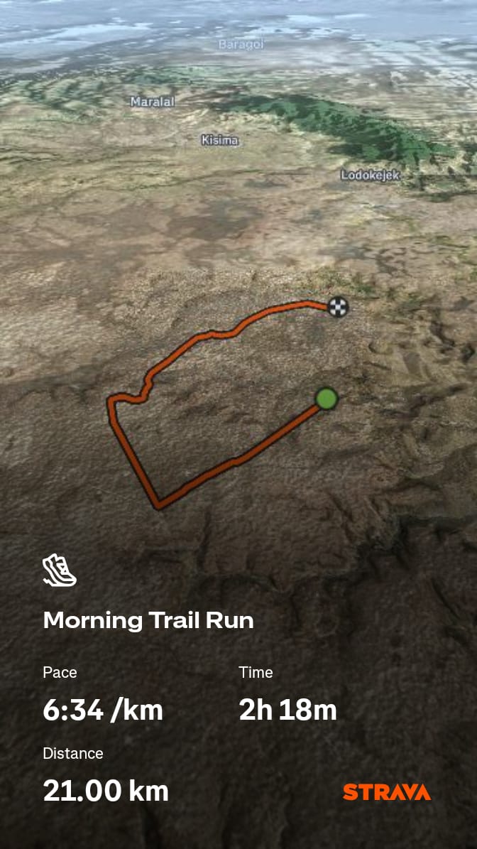 First 21km Completed