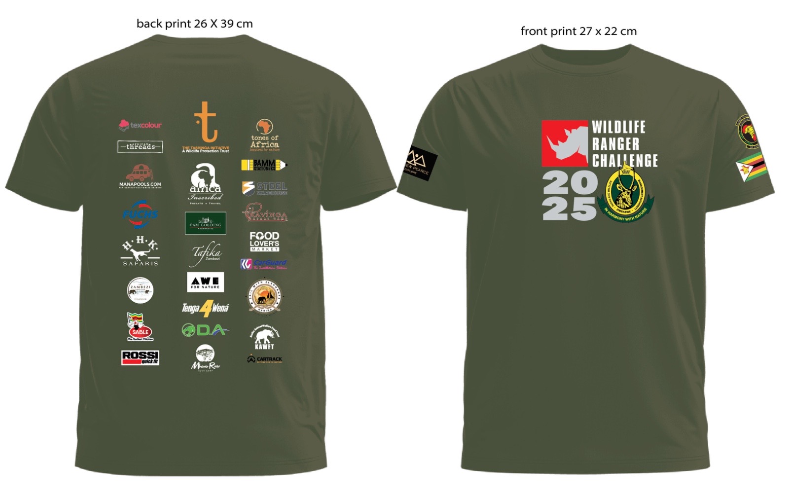 Tashinga Initiative is sponsoring and facilitating 8 x Zimparks Ranger Teams for Wildlife Ranger Challenge 2025!