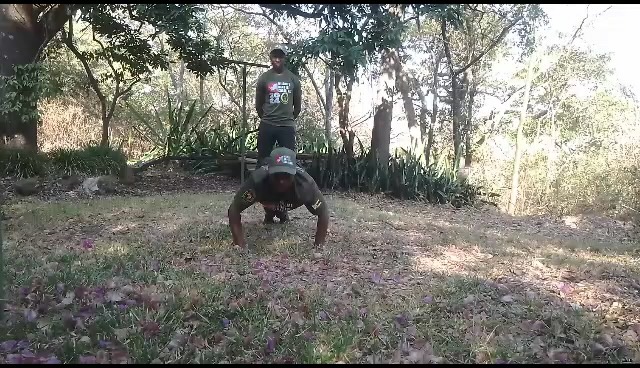 Team Tashinga Initiative - Mid-Zambezi (1) and (2) are undertaking 2-min PUSHUP CHALLENGE!