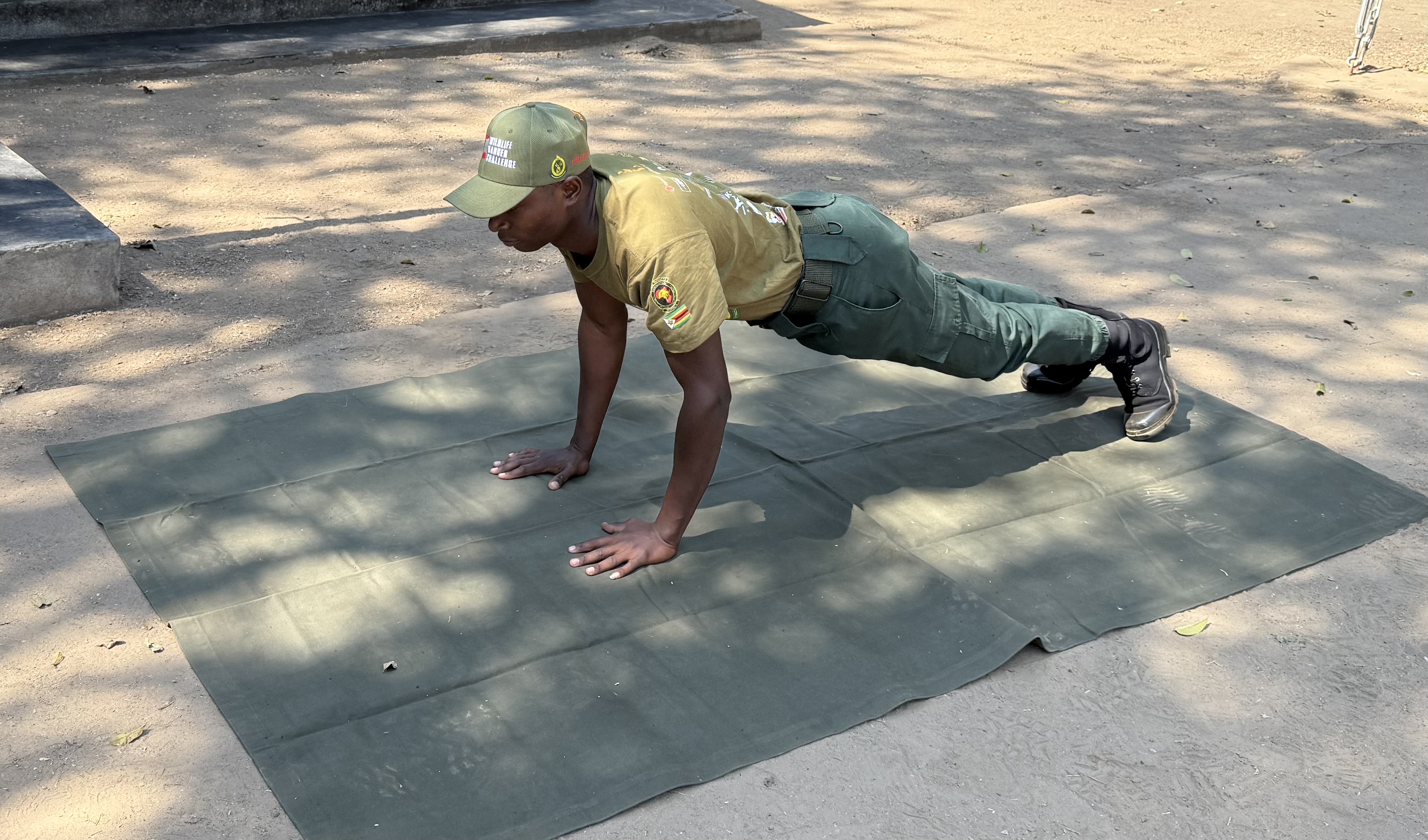 Preparation for 2-min PUSHUP CHALLENGE
