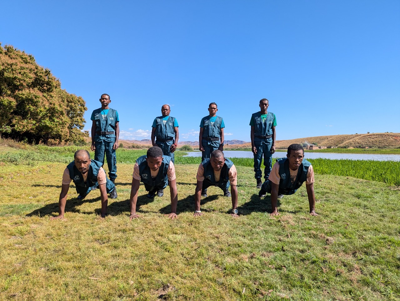 Rangers Take on the Push-Up Challenge!