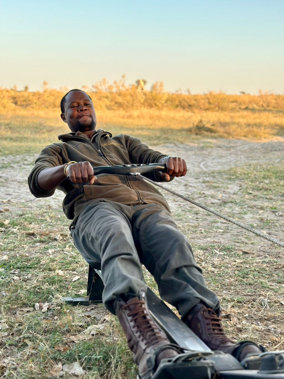 TEAMWORK! Male Rangers sunrise training