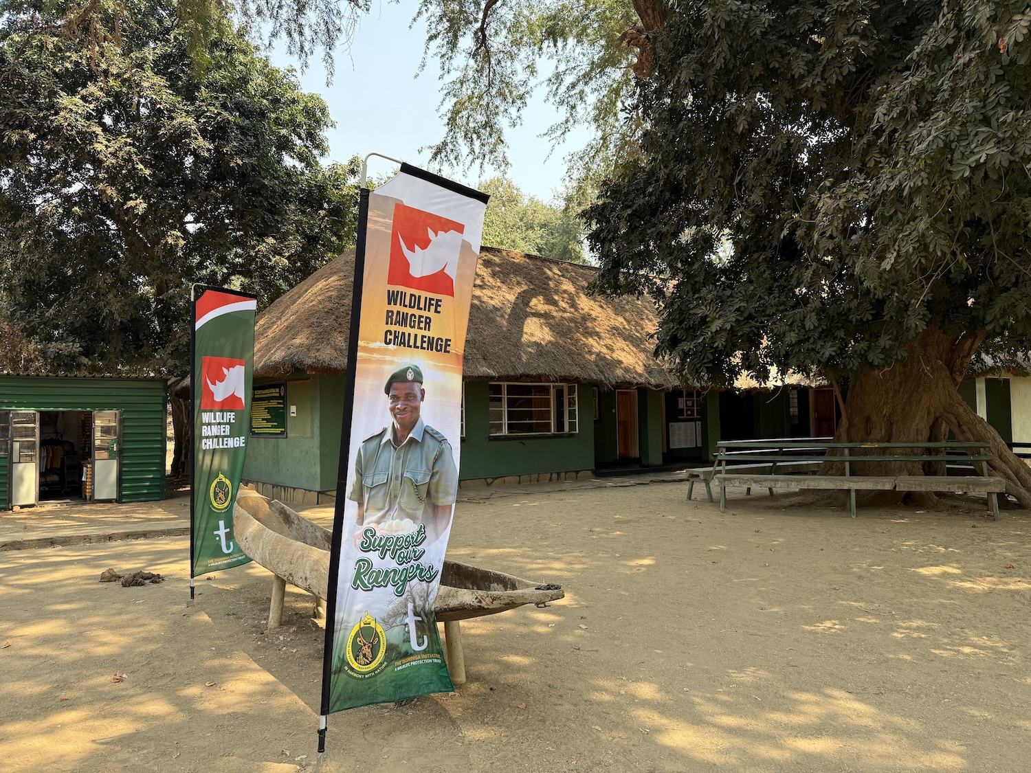 Elephants advertising Wildlife Ranger Challenge 2025!