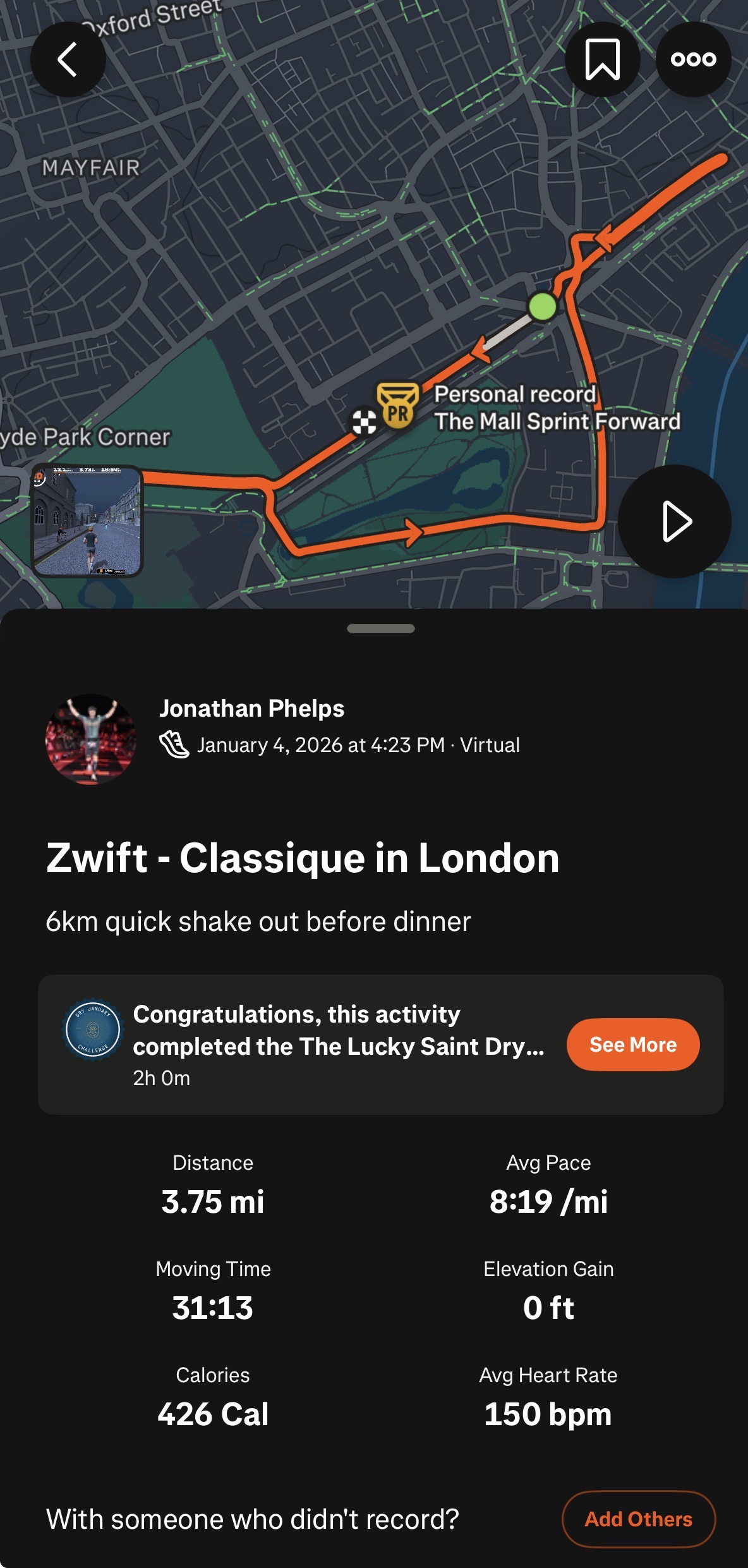 Zwift - Classique in London