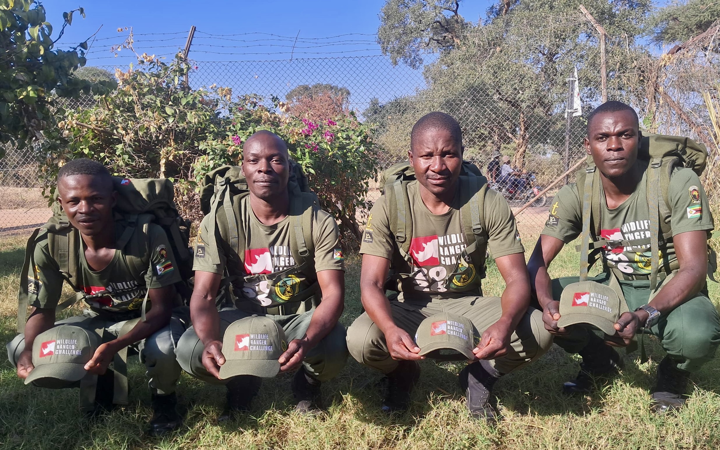 Training underway, wherever, whenever - the Rangers of Zambezi are making it happen
