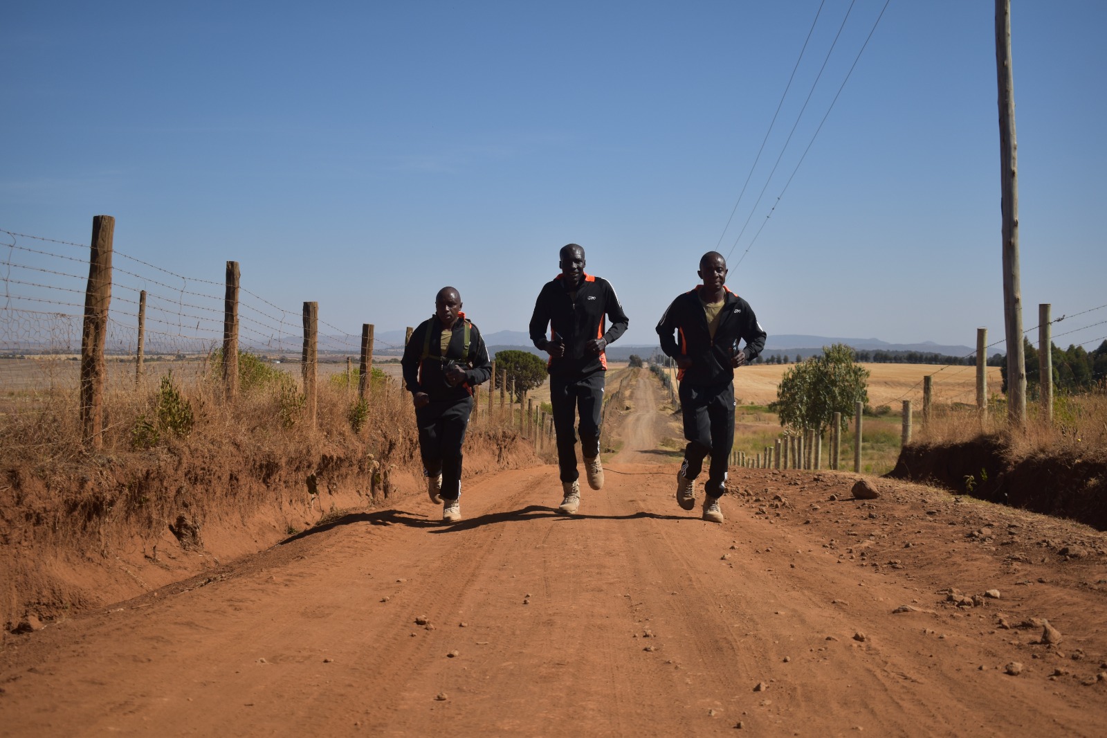 Ngare Ndare Forest Trust Rangers training for WRC 2025 Race.