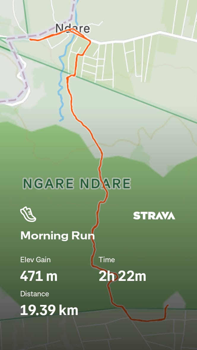 Ngare Ndare Forest Trust Rangers training for WRC 2025 Race.